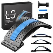 PRZYRZĄD DO ROZCIĄGANIA PLECÓW MOCNY MASAŻER DO KRĘGOSŁUPA TRWAŁY LINESPORT