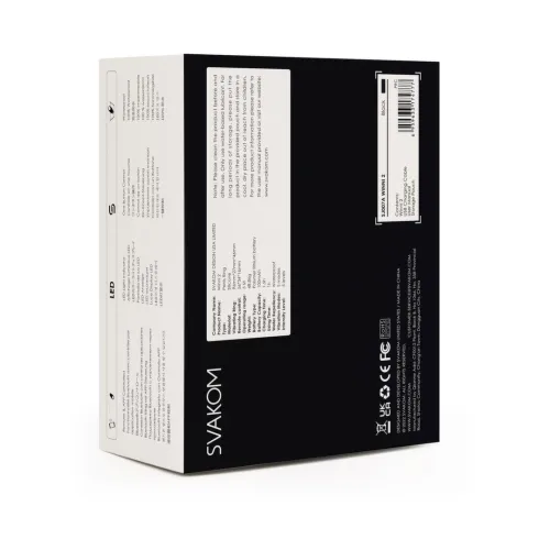 svakom winni 2 silikonowy pierścień intymny, bluetooth, czarny na Arena.pl