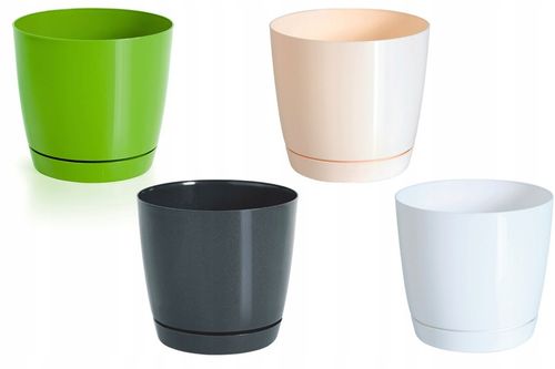 Doniczka Donica Coubi z podstawkiem DUOP120 Biała na Arena.pl