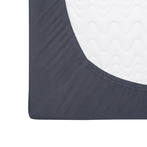 Prześcieradło z gumką jersey 160x200 BASIC grafit na Arena.pl
