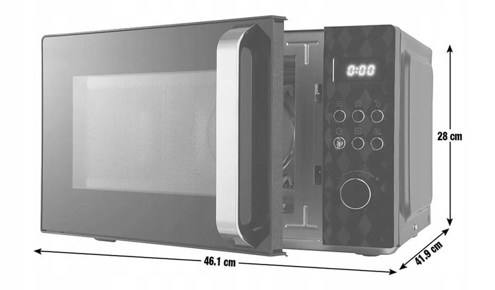 De'Longhi Mikrofalówka, 900W Kuchenka mikrofalowa 23L zdjęcie 2