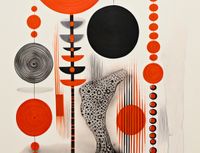 Plakat 65x50cm Kontrastowy Kosmos