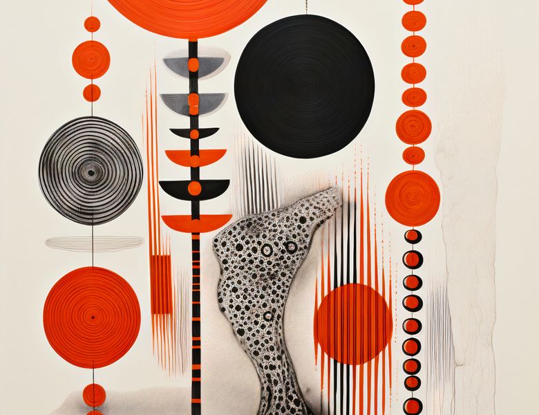 Plakat 65x50cm Kontrastowy Kosmos zdjęcie 1