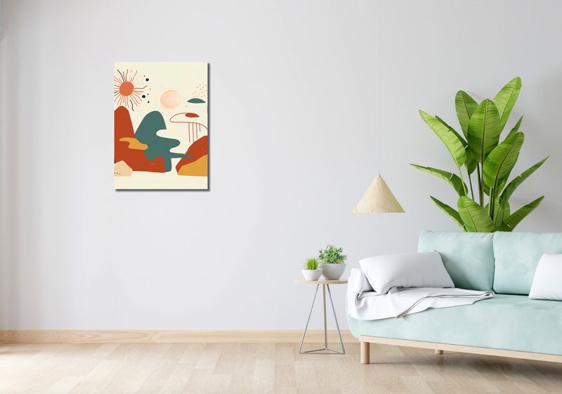 Obraz 50x70cm Kosmos Barw zdjęcie 2