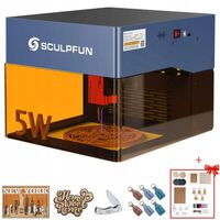 Grawerka laserowa Micro Desktop 10000mm/min SCULPFUN iCube Pro 5W 130*130mm