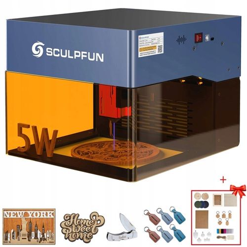 Grawerka laserowa Micro Desktop 10000mm/min SCULPFUN iCube Pro 5W 130*130mm na Arena.pl