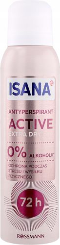 ISANA ACTIVE EXTRA DRYANTYPERSPIRANT W SPRAYU 72 H 150 ML na Arena.pl