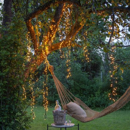 Lampki choinkowe LED bardzo gęste 800 diod 16m Białe Ciepłe 1900k na Arena.pl