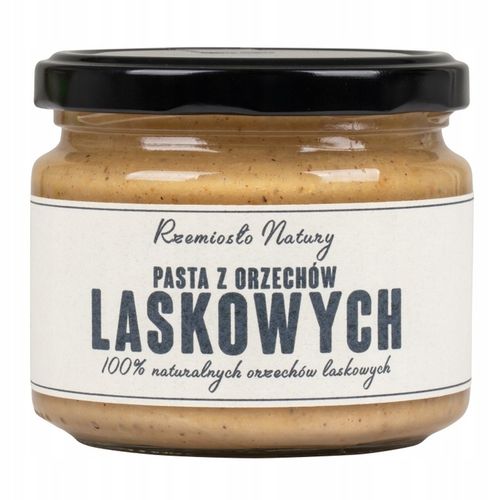 PASTA Z ORZECHÓW LASKOWYCH 100% - 300g - Rzemiosło Natury na Arena.pl