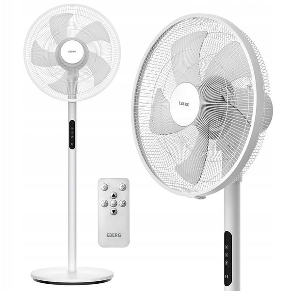 Wentylator stojący HYG wiatrak podłogowy cichy mocny 5 łopatek aż 45cm XXL zdjęcie 6