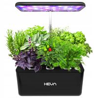 Doniczka hydroponiczna HEVA samopodlewająca idealna na zioła LED wzrost