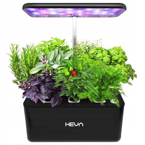 Doniczka hydroponiczna HEVA samopodlewająca idealna na zioła LED wzrost na Arena.pl