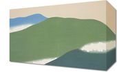 Obraz 30x20cm Green Mountains, Sekka Japoński Vintage