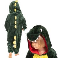 Piżama Dla Dzieci Dziecięca Kigurumi Onesie Kostium Strój Dinozaur 135-145