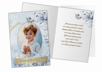 kartka z życzeniami KARNET KOMUNIJNY CHŁOPIEC 1