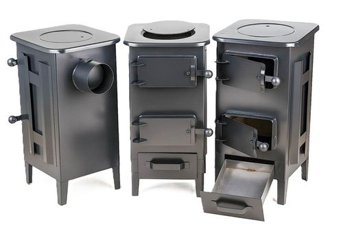 Piec piecyk koza kominek 7cegieł szamotowy ogrzewacz do domu garażu SOLIDNY na Arena.pl