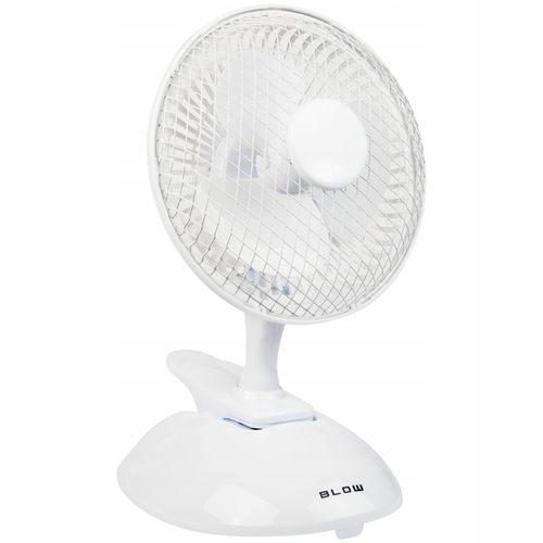 WENTYLATOR WIATRAK BIURKOWY KLIPS STOJAK REGULACJA 2 TRYBY 25W CICHY ZESTAW na Arena.pl