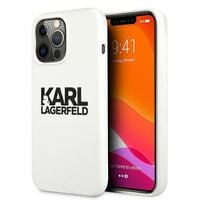 Karl Lagerfeld KLHCP13LSLKLWH iPhone 13 Pro / 13 6,1" Silicone Stack Logo