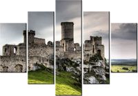 105CM 150CM OBRAZ 5 ELEM ZAMEK OGRODZIENIEC DRUK