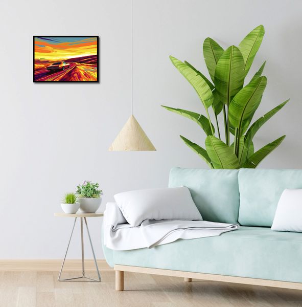 Plakat 42x29,7cm Pędź Przed Siebie zdjęcie 4