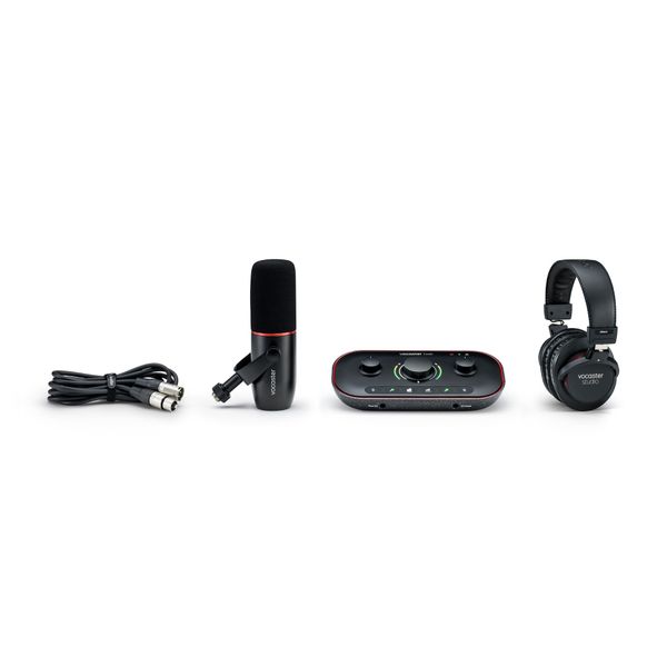 Interfejs audio profesjonalny Focusrite Vocaster Two Studio Słuchawki Mikrofon zdjęcie 6
