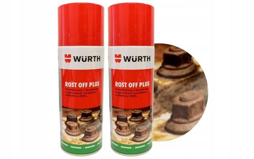 WURTH Odrdzewiacz ROST-OFF PLUS 400ml SMAR OMC2 Efekt Smarowania Zestaw2szt na Arena.pl