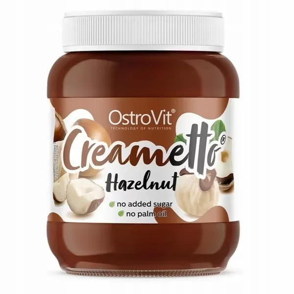 Creametto Hazelnut 350g Ostrovit zdjęcie 2