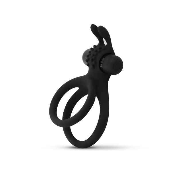 Share Ring - Double Vibrating Cock Ring With Rabbit Ears zdjęcie 1