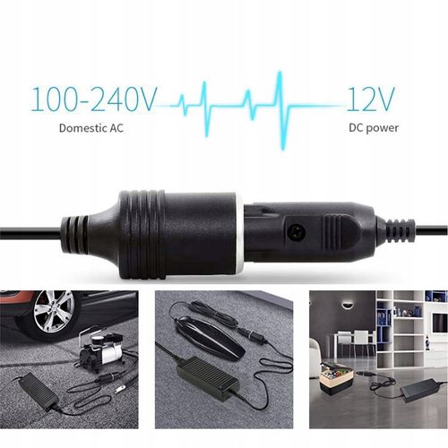 AC TO DC CONVERTER,120W 100V-240V TO 12V/10A CIGARETTE LIGHTER ADAPTER na Arena.pl