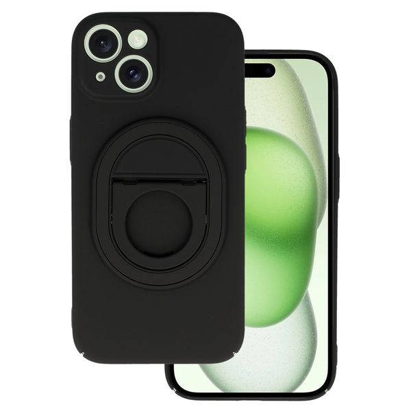 Tel Protect Magnetic Elipse Case do Iphone 15 Plus czarny zdjęcie 1