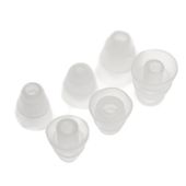 Gumki do słuchawek Triple-Flange 4.0 - 5.0 mm bezbarwne