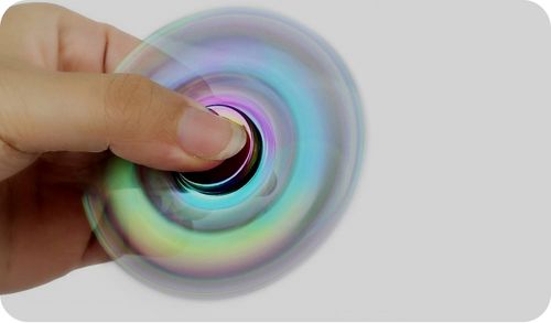 AZTEC RAINBOW HAND FIDGET SPINNER METAL na Arena.pl