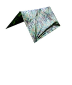 Plandeka 193x300cm Zadaszenie namiotowe woodland tarp