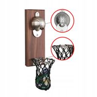 OTWIERACZ DO PIWA na LODÓWKĘ DREWNIANY Koszykówka