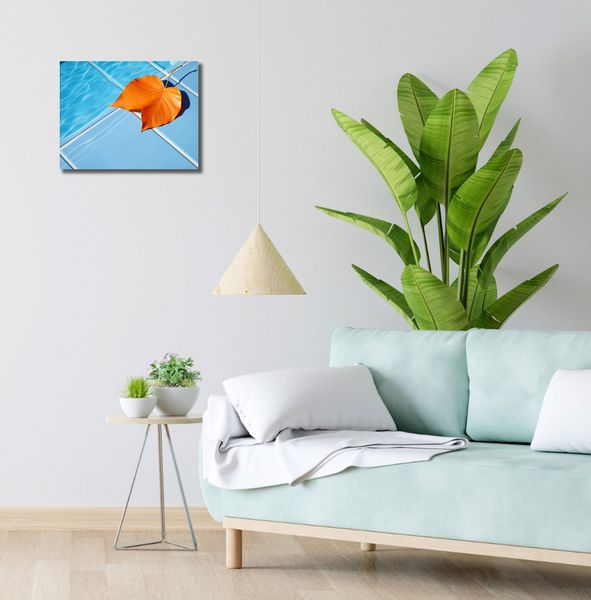 Obraz 40x30cm Liść przy Wodzie zdjęcie 2