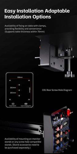 Control Box PXN CB1 Programowalny Panel Przycisków do Simracingu Gier RGB na Arena.pl