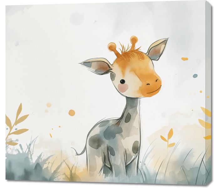 Obraz 100x90cm Mała Żyrafka zdjęcie 1