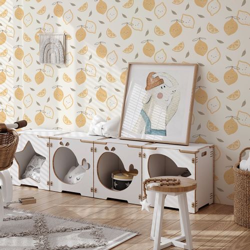 Tapeta Cytrynki W129 270 cm płótno na Arena.pl