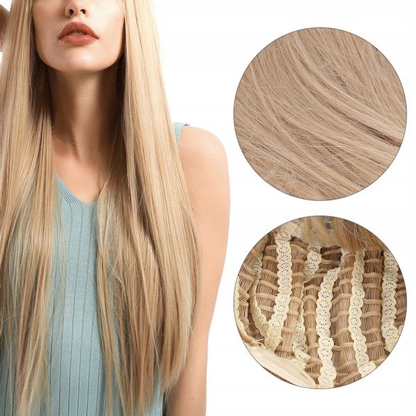 PERUKA DŁUGA PROSTA GĘSTA GRUBA NATURAL 70CM zdjęcie 6