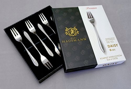 ZESTAW WIDELCZYKI DO CIASTA 6 os kpl PREMIUM 18/10 na Arena.pl