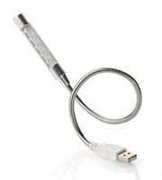 Lampka USB PROBE 29132 Srebrny