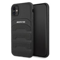 AMG AMHCN61GSEBK iPhone 11 / Xr 6,1" czarny/black hardcase Leather Debossed