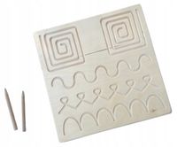 Tablica grafomotoryczna DWUSTRONNA Montessori, nauka pisania, terapia ręki