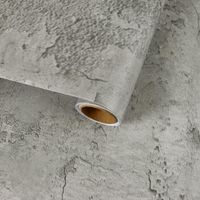 Tapeta samoprzylepna efekt betonu okleina meblowa szara winyl 60x300 cm