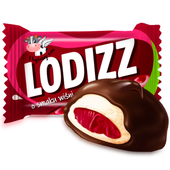 Cukierki Lodizz piankowe z nadzieniem o smaku wiśniowym 1 kg