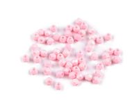 KORALIKI KULECZKI SZKLANE SZLIFOWANE DO BRANSOLETEK JASNY RÓŻ 4MM 30SZT