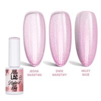 Lakier hybrydowy LED/UV Gel Polish Pinks Blush Glitter AlleLac 6g