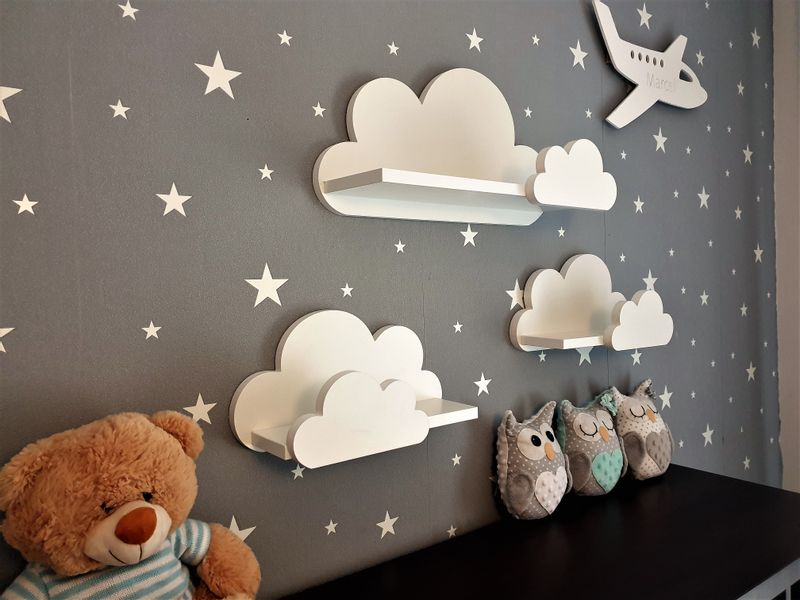 Półki chmurki zestaw 3 półka chmurka Moli Prestige zdjęcie 4