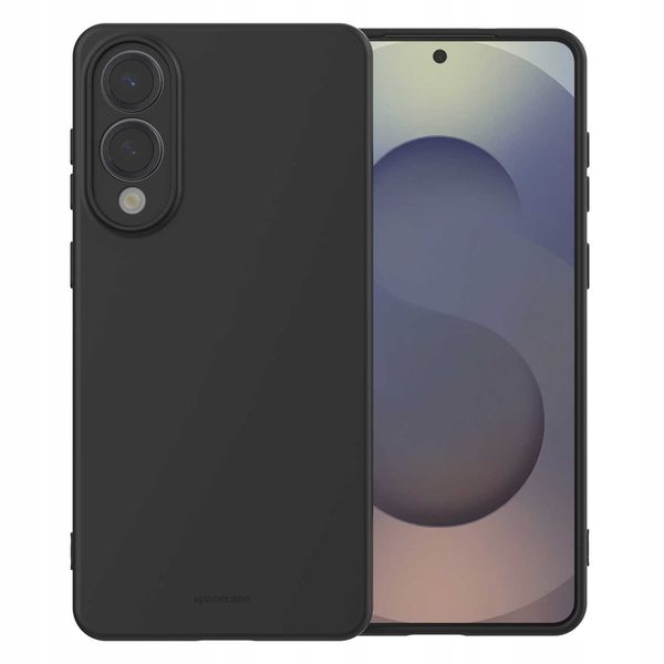 Spacecase Silicone Case 3.0 Galaxy S25 Edge Black zdjęcie 6