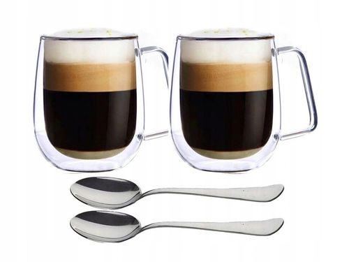 KOMPLET SZKLANEK KUFLOWYCH Z UCHEM 300ML X2SZT. (NR 4474) na Arena.pl